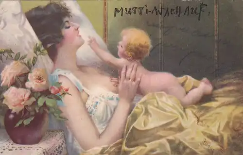 1919 - Österreich - Wach auf Mama!  - gelaufen 1929