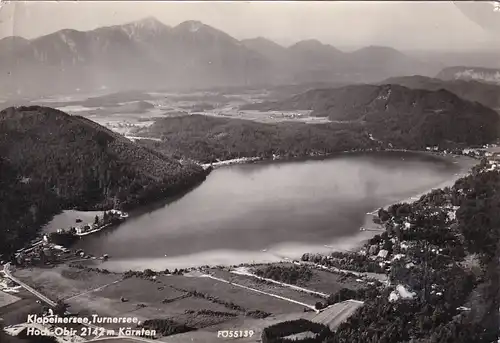 1929 - Österreich - Kärnten , Klopeinersee , Turnersee , Hochobir , Panorama - gelaufen 1968