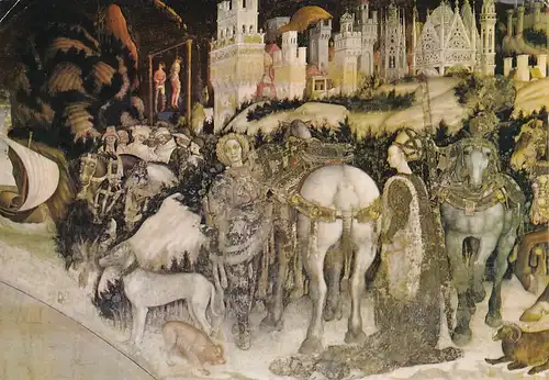 1935 - Italien - Verona , Pisanello , S. Giorgio e la Principessa , heiliger Georg und die Prinzessin - gelaufen 1986