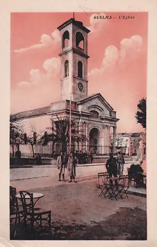 1947 - Algerien - Algerie , Guelma , L'Eglise , Kirche - nicht gelaufen