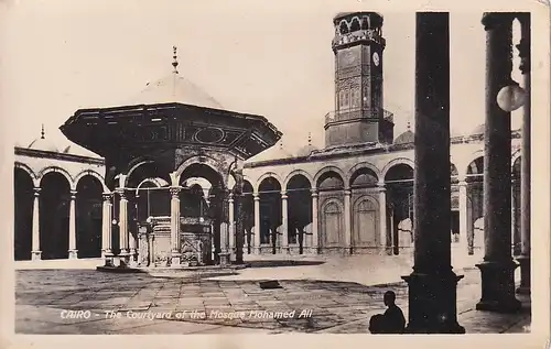 1961 - Ägypten - Kairo , Cairo , Courtyard of the Mohamed Ali Mosque , Moschee - nicht gelaufen