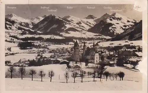 1964 - Österreich - Tirol , Kitzbühel gegen Süden , Panorama - nicht gelaufen 1943