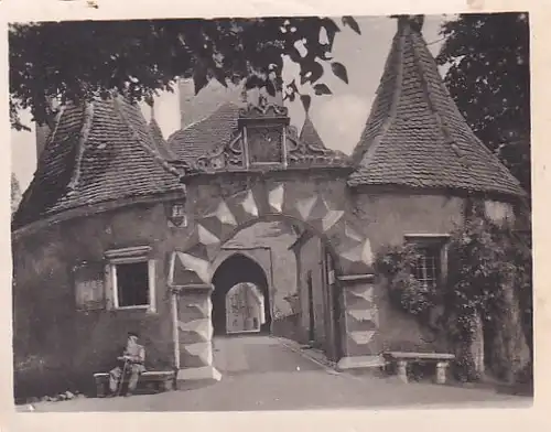 1966 - Deutschland - Bayern , Rothenburg ob der Tauber , Burgtor , Kleinformat