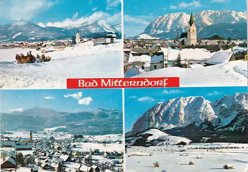 1977 - Österreich - Steiermark , Bad Mitterndorf , Kampl , Grimming , Kamm , Krungl , Winter - gelaufen 1993