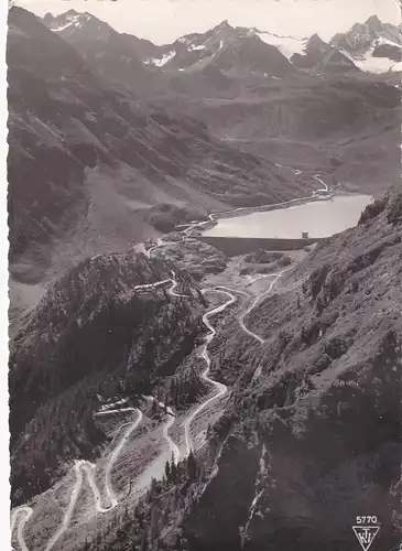 1988 - Österreich - Vorarlberg , Silvretta Hochalpenstraße mit Vermuntstausee , Großlitzner , Groß Seehorn - gelaufen 1957