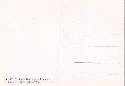 2014 - Österreich - M. Spötl , Den bring ich jemand  - nicht gelaufen