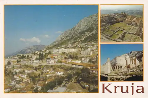 2016 - Albanien - Albania , Kruja , Mehrbildkarte - nicht gelaufen