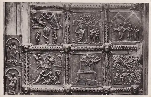 2055 - Italien - Verona , Basilica di S. Zeno Maggiore , Porta in Bronzo - nicht gelaufen