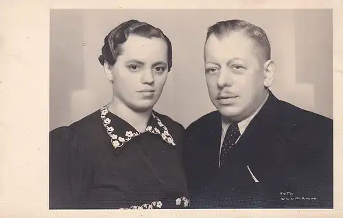 2076 -  - Aufnahme eines Paares - nicht gelaufen 1940