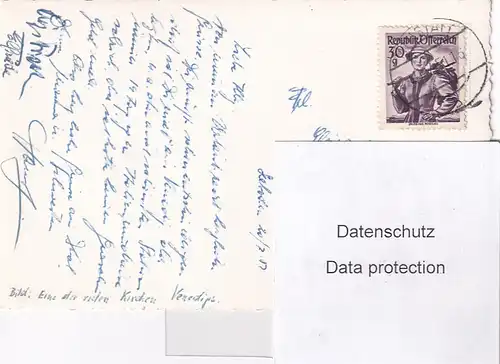 2077 - Italien - Venedig , Venezia , Aufnahme einer Kirche - gelaufen