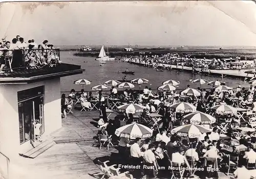 2087 - Österreich - Burgenland , Freistadt Rust am Neusiedlersee , Seebad Restaurant - nicht gelaufen