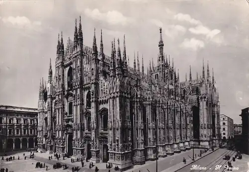 2118 - Italien - Milano , Mailand , il Duomo - nicht gelaufen