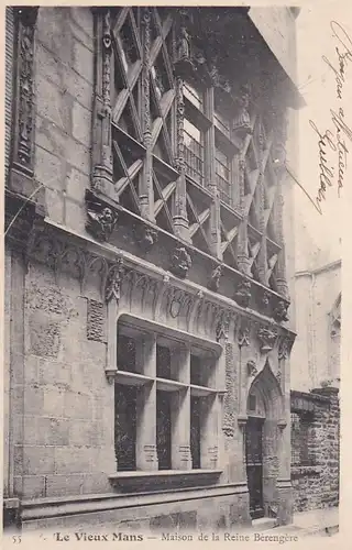 2121 - Frankreich - Le Vieux Mans , Maison de la Reine Bèrengère - gelaufen