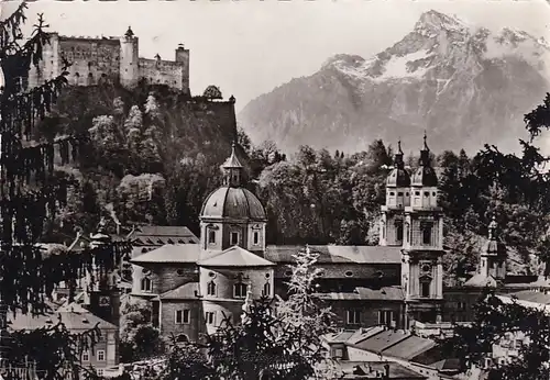 2127 - Österreich - Salzburg mit dem Untersberg - gelaufen 1961