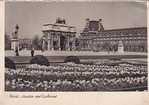 2129 - Frankreich - Paris , Jardin des Tuileries , Garten - nicht gelaufen