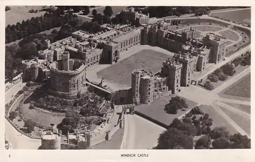 2133 - Großbritanien - Great Britain , Windsor Castle - gelaufen 1955