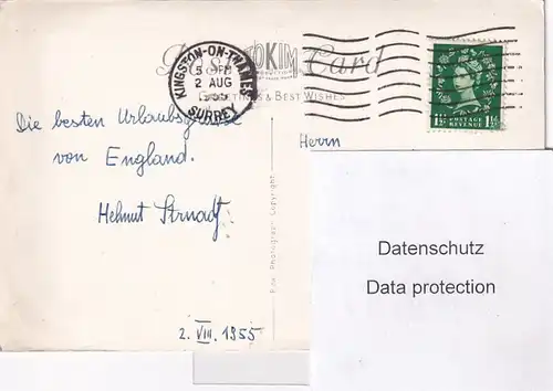 2133 - Großbritanien - Great Britain , Windsor Castle - gelaufen 1955