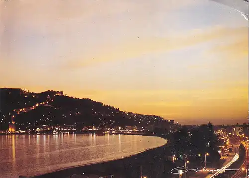 2181 - Türkei - Alanya , Panorama bei Nacht - gelaufen 1992
