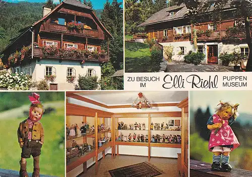 2188 - Österreich - Kärnten , Einöde Treffen bei Villach , Elli Riehl Puppenmuseum , Winklern - nicht gelaufen