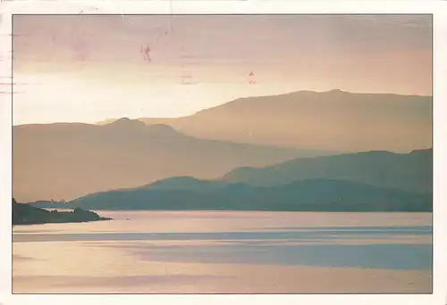 2190 - Schottland - Scotland , Glenmore Bay - gelaufen 1990