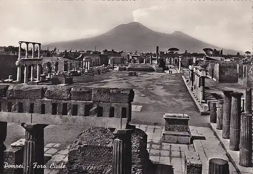 2198 - Italien - Pompei , Foro Civile - nicht gelaufen