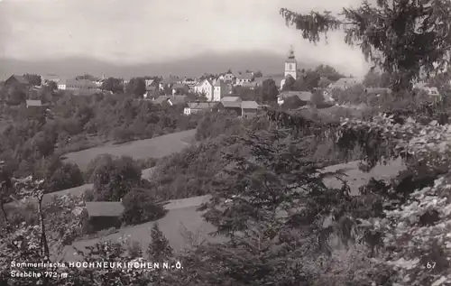 2201 - Österreich - Niederösterreich , Hochneukirchen , Sommerfrische - gelaufen 1953