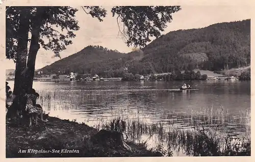 2241 - Österreich - Kärnten , Am Klopeinersee , Klopeiner See - gelaufen 1961