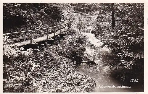 2248 - Österreich - Niederösterreich , Johannesbachklamm - gelaufen 1959