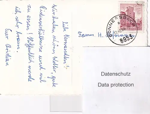 2259 - Österreich - Steiermark , Mörsbachgebiet , Bärneck , Silberkar - gelaufen 1968