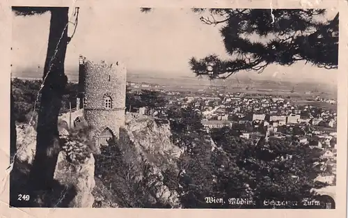 2267 - Österreich - Feldpost , Wien - Oberhessen , Mödling schwarzer Turm - gelaufen 1941