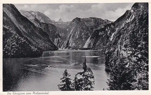 2271 - Deutschland - Berchtesgadener Land , Königssee vom Malerwinkel - nicht gelaufen