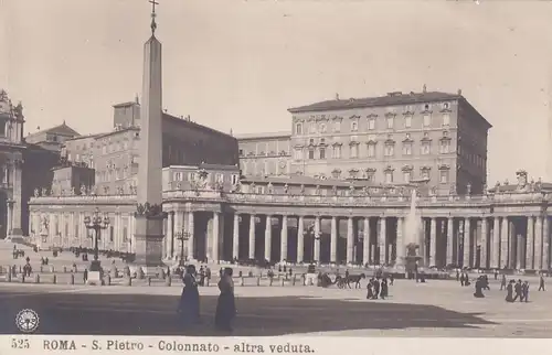 2272 - Italien - Roma , Rom , S. Pietro , Colonnato , altra veduta - nicht gelaufen