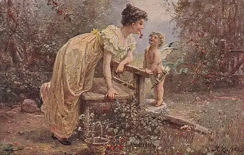 2279 -  - H. Zatzka , Herzkirschen , des cerises - nicht gelaufen