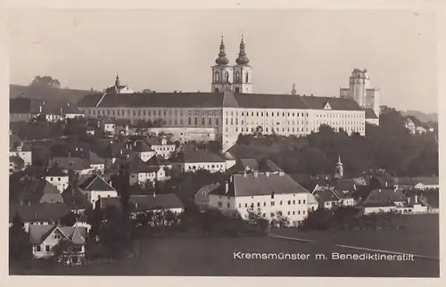 2280 - Österreich - Oberösterreich , Kremsmünster mit Benediktinerstift , Stift - nicht gelaufen 1930