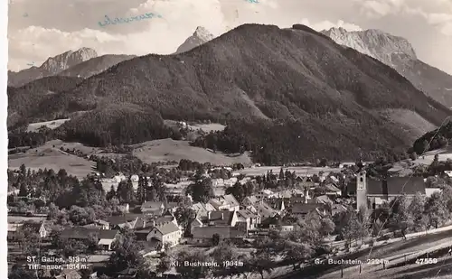 2292 - Österreich - St. Gallen , Tieflimauer , kleiner Buchstein , großer Buchstein - gelaufen 1958