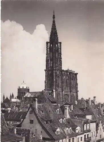 2315 - Frankreich - Strassburg , Strasbourg , Blick auf Münster - nicht gelaufen