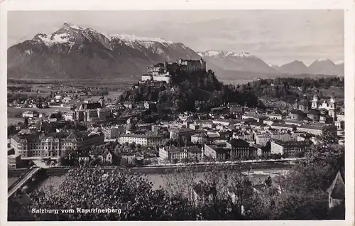 2328 - Österreich - Salzburg vom Kapuzinerberg - gelaufen 1939