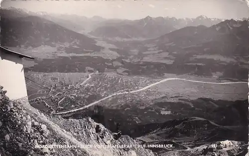 2330 - Österreich - Innsbruck , Nordkettenbahn vom Hafelekar  - gelaufen