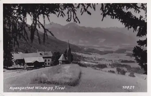 2331 - Österreich - Tirol , Alpengasthof Windegg - gelaufen 1954