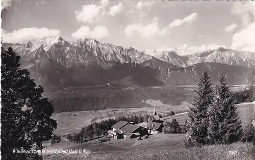 2332 - Österreich - Tirol , Windegg bei Solbad Hall - gelaufen 1956