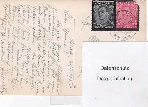 2343 - Jugoslawien - Kroatien , Susak , Mrtvi Kanal , Boot - gelaufen 1935