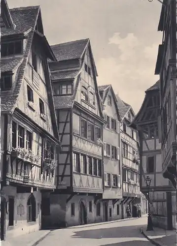 2362 - Frankreich - Strasbourg , Strasburg , Die Pflanzbadgasse - nicht gelaufen