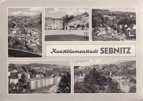 2379 - Deutschland - Sachsen , Sebnitz , Kunstblumenstadt - gelaufen 1968