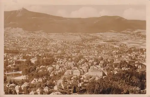2380 - Tschechoslowakei - Czech , Liberec , Panorama - gelaufen 1952