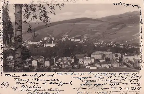 2389 - Tschechoslowakei - Czech , Feldpost , Wsetin , Vsetin , Nova ctvri , neues Viertel - gelaufen 1945