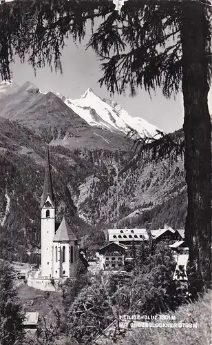 2392 - Österreich - Kärnten , Heiligenblut mit Großglockner - gelaufen 1966