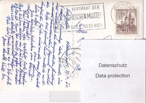 2393 - Österreich - Steiermark , Mariazell , Mehrbildkarte - gelaufen 1962