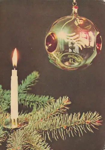 2406 - Ungarn - Kellemes karacsonyi ünnepeket , fröhliche Weihnachten - gelaufen 1963