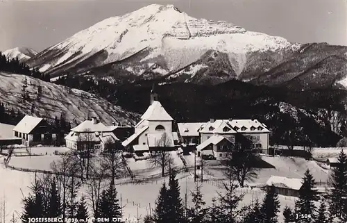 2409 - Österreich - Niederösterreich , Josefsberg mit dem Ötscher - gelaufen