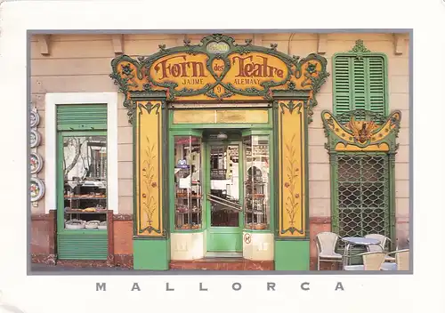 2457 - Spanien - Mallorca , Forn modernista , Ciutat de Palma , Teatre - gelaufen 2000